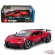 Bugatti DIVO in Red and Black - 1:18 Bburago 18-11045MTRD