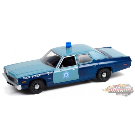 1977 Dodge Royal Monaco - Massachusetts State Police  - Greenlight 1/24  85532 - Passion Diecast 