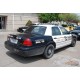 2011 Ford Crown Victoria Police Interceptor - Terre Haute, Indiana Police  - Greenlight 1/24  - 84124