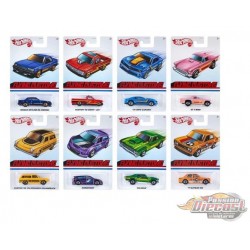 Hot Wheels 1:64  Flying Custom ''A'' Case  -  Assortment -  Set of 12 Cars - GJW93-999A - Passion Diecast