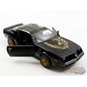 1980 Pontiac Firebird Trans Am Turbo 4.9L - Starlite Black with Golden Eagle Hood - Greenlight 1/24 - 84037