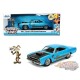 1970 Plymouth Road Runner - Hollywood Rides Looney Tunes  & Wile E Coyote  - Jada 1/24 - 32038 - Passion Diecast