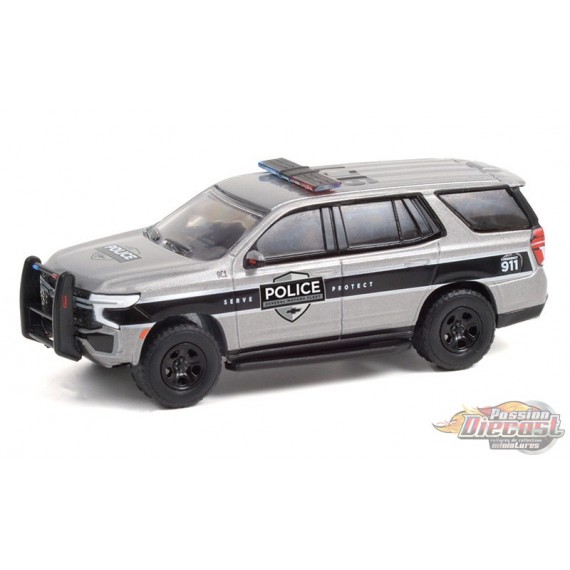 2021 Chevrolet Tahoe Police Pursuit PPV -  Hot Pursuit Series 38 -  1-64 Greenlight - 42960 F -  Passion Diecast 