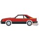 1981 Ford Mustang Cobra  en rouge vif - 1-64 greenlight - 13300 C - Passion Diecast