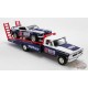 ALLAN MOFFAT - U100 - FORD F-350 RAMP TRUCK AVEC U100 1969 FORD TRANS AM MUSTANG - Acme 1/64 -  51342 Passion Diecast