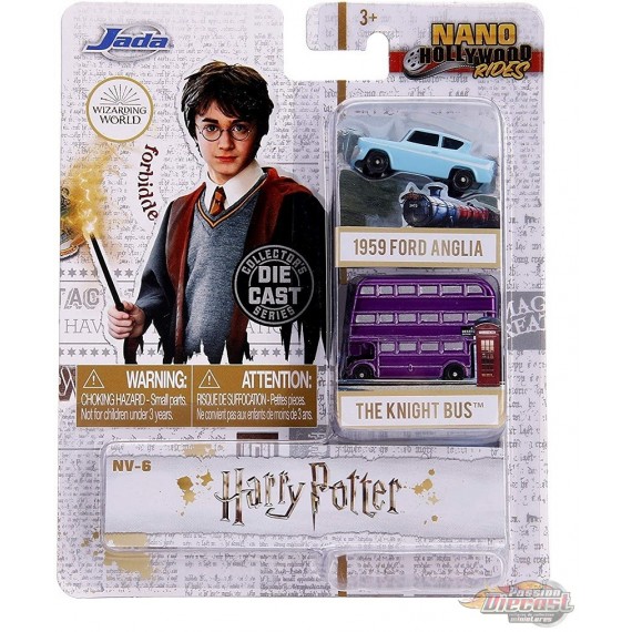Harry Potter set of 2 Hollywood Rides -  Jada Nano - 31719  - Passion Diecast