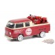 1968 Volkswagen Type 2 Double Cab Pickup Indian Motorcycle Sales - Club Vee-Dub Series 13  Greenlight 1/64  - 36030 A