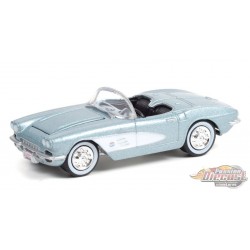 1961 Chevrolet Corvette Convertible - Barrett-Jackson "Scottsdale Edition" Series 7 Greenlight 1-64 - 37230 A - Passion Diecast