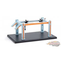 Four-Post Lifts - Shell Oil - Auto Body Shop Serie 1- Greenlight 1/64 - 16100 C  - Passion  Diecast