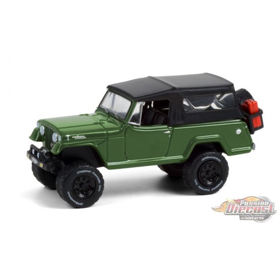 1968 Jeep Jeepster Commando avec Soft Top et Off-Road Parts - All-Terrain  Series 11 - 1/64 Greenlight - 35190 A-Passion Diecast