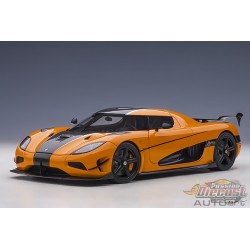 Koenigsegg Agera RS - Cone Orange / Carbon Black / Black Accents - Autoart 1/18 - 79023 - Passion Diecast