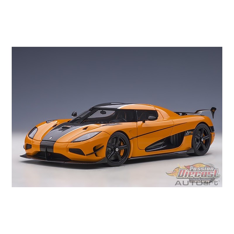 Koenigsegg Agera RS - Cône Orange / Carbone Noir / accents