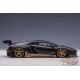 Lamborghini Aventador LB WORKS - Gloss Black / Gold Accents - Autoart  79184  - Passion Diecast
