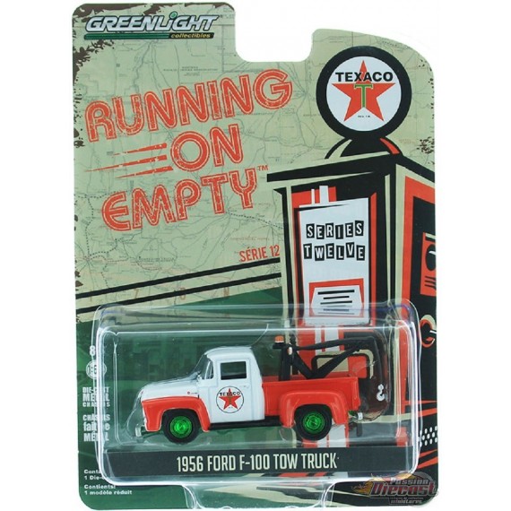 1956 Ford F-100 Tow Truck - Texaco Filling Station  -  Running on Empty 12 - 1-64 GREENMACHINE - 41120 BGR