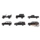 Black Bandit Series 25  Assortment - 1/64 Greenlight - 28070