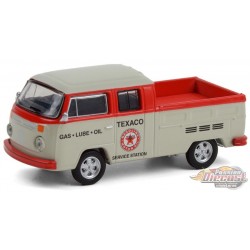 1976 VolkswagenT2 Type 2 Double Cab Pick-Up - Texaco Service - Club Vee-Dub Series 12  Greenlight 1/64  - 36020 D