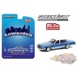 1986 Chevrolet Caprice Lowrider Blue - Mijo Exclusives - 1/64 Greenlight - 51389 - Passion Diecast