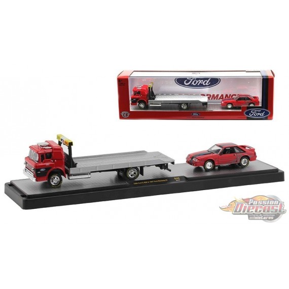 1966 Ford C-950 & 1987 Ford Mustang GT  -  M2 1/64 - 36000 42  B  -  Passion Diecast 