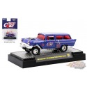 (Web Only) Cherry Coke - 1957 Chevrolet 150 Handyman Station Wagon Gasser -  M2  1:64  - 52500-A07 C