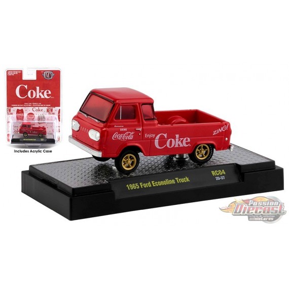 Coca-Cola - 1965 Ford Econoline Truck -  M2  1:64  - 52500-RC04 B - Passion Diecast 