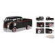 Volkswagen Type 2 T1 Pickup double cabine noir mat - Motormax 1-24 - 79562 - Passion Diecast 