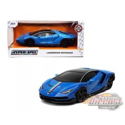 Lamborghini Centenario Bleu Hyper-Spec - Jada 1/24 - 32714  - Passion Diecast 