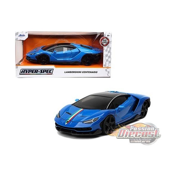 Lamborghini Centenario Blue- Hyper-Spec - Jada 1/24 - 32714  - Passion Diecast 