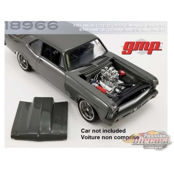 Injected 383 Small Block Engine & Transmission Pack (Du modele GMP-18957) - GMP 1/18 - 18966 - Passion Diecast