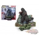 Godzilla Facade- Willys Jeep MB Japan Police Vert - Johnny Lightning -  1:64 - JLSP065