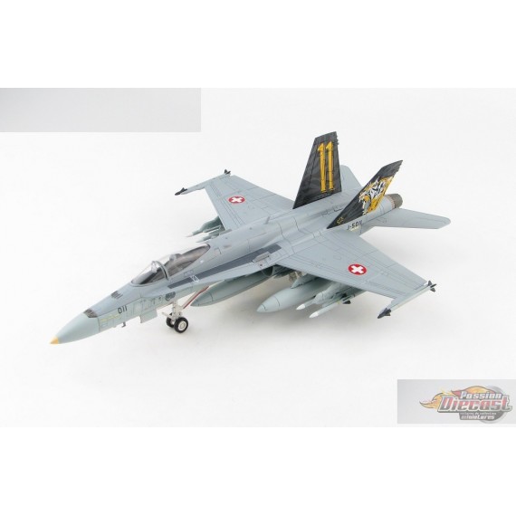 McDonnell Douglas F/A-18C Hornet - Swiss Air Force 11 Staffel Tigers, 2020 - Hobby Master 1/72 HA3598 - Passion Diecast