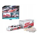 Ford SVT Mustang Cobra With Enclosed Trailer Eibach - Maisto 1:64 Design Tow & Go - 15368-21A