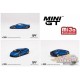 Lamborghini Huracán EVO Blue Eleos -  MINI GT 1:64 - MGT00229