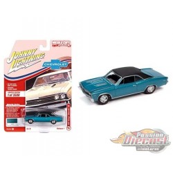 1967 Chevrolet Chevelle SS   Turquoise émeraude  - Muscle Cars USA 2021 Release 1 - Johnny Lightning 1:64 - JLSP138 A