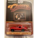 Sam's 1967 Chevy Corvette Sting Ray - Cheers TV Series - Hollywood 17 - 1-64 GREENMACHINE - 44770 BGR