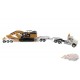 International HX520 Tractor with XL 120 HDG Lowboy Trailer and Cat 349F L XE Hydraulic Excavatorr - Diecast Master 1/50 - 85600