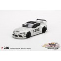 (Web Only)  LB★WORKS Toyota GR Supra White-  MINI GT 1:64 - Mijo Exclusive - MGT00235