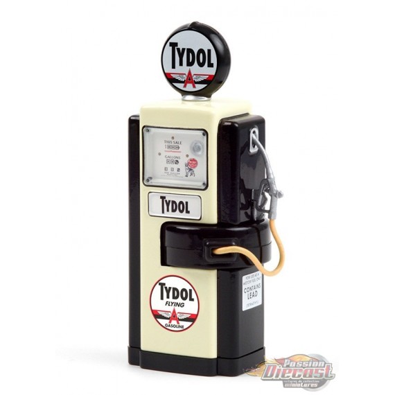 Tydol Flying Gasoline -1948 Wayne 100-A Gas Pump   Series 9 -  Greenlight  1/18, 14090 B Passion Diecast 