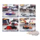 Team Transport ''M'' Case  2021 Set of 4 - Hotwheels 1/64  -  FLF56-956M  -  Passion Diecast 