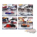 Team Transport  Case M  2021 Ensemble de 4 - Hotwheels 1/64 -  FLF56-956M
