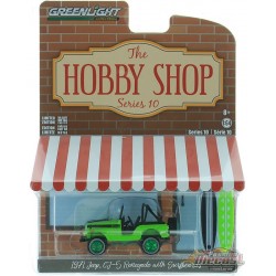 1971 Jeep CJ-5 Renegade et Surfboards - The Hobby Shop Series 10 -1/64 GREENMACHINE - 97100 BGR