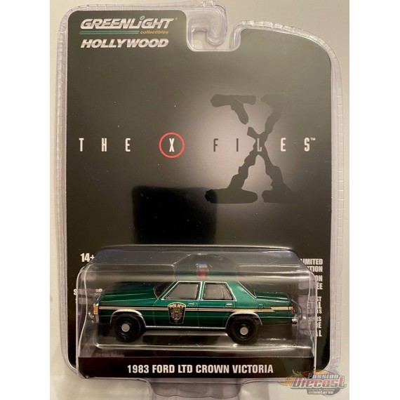 1983 Ford LTD Crown Victoria  The X-Files TV Series - Hollywood 30 - 1/64 GREENMACHINE  - 44900 CGR