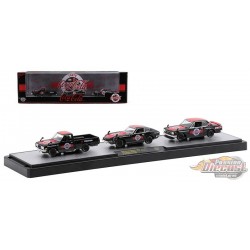 1974 Datsun Pickup, 1970 Nissan Fairlady 432, and 1971 Nissan Skyline GT-R - Coca-Cola 3-Piece Set -  M2 1/64 - 56000-TW08 B