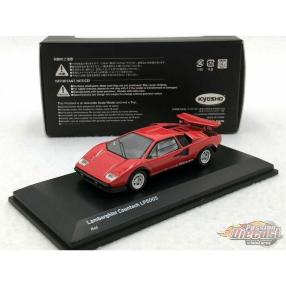 Lamborghini Countach LP500S - Red - Kyosho 1:64 - KS06930A1