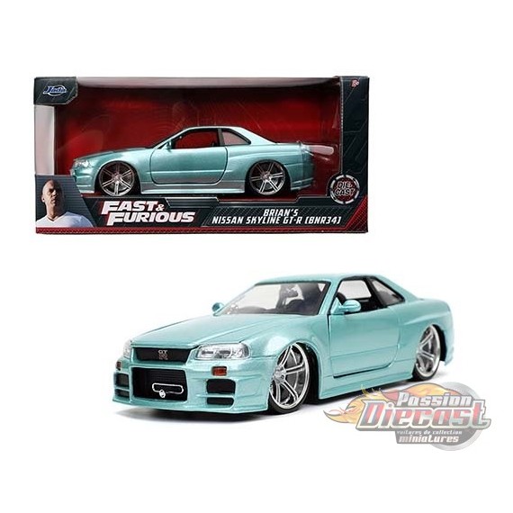 Voiture RC Fast & Furious Brian's Nissan Skyline GT-R, Commandez  facilement en ligne