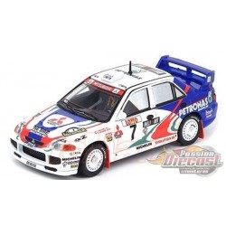 Mitsubishi Lancer Evolution III n°7 Australia Rally 1996 White/Blue - INNO 64 - 1/64  - IN64-EVO3-AU - Passion Diecast 