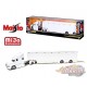 Mack Anthem  Custom Hauler -Transporteur fermé blanc - Mijo Exclusive -  Maisto 1/64 - 12418-WH - Passion Diecast 