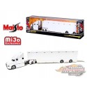 Mack Anthem  Custom Hauler -Transporteur fermé blanc - Mijo Exclusive -  Maisto 1/64 - 12418-WH