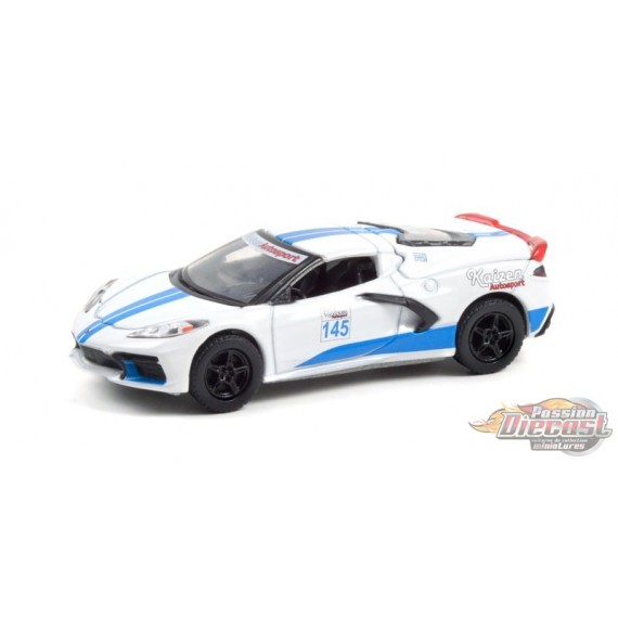 2020 Chevrolet Corvette C8 Stingray Coupe - No.145 Track Battle - GL Muscle  25 -1-64 Greenlight - 13300 E - Passion Diecast