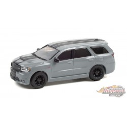 2019 Dodge Durango SRT in Destroyer Gray with Black Stripes -  1-64 greenlight - 13300 D