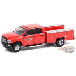 2017 Ram 3500 Dually - Los Angeles County Fire Department  - Fire & Rescue Series 1 - Greenlight 1/64 - 67010 E- PassionDiecast